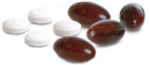 Selenium tablets and Q10 capsules