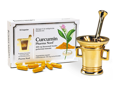 Pharma Nord Curcumin contains 400 mg of granulated curcumin extract. They consist of i.a. of turmeric root.