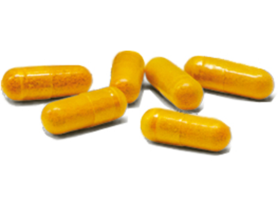 Curcumin is derived from the turmeric plant. Each capsule contains 400 mg of liposomal, which is bound with 100 mg of curcuminoids
