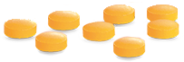 Yellow tablets with methyl folate